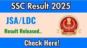 SSC JSA/LDC Result 2025 Released at ssc.gov.in, Direct Link to Download Result PDF Here