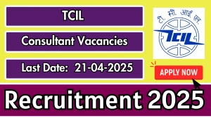 TCIL Consultant Recruitment 2025 - Apply Offline for 01 Consultant Posts
