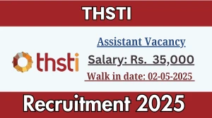 THSTI Assistant Recruitment 2025 – Walk in