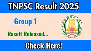 TNPSC Group 1 Result 2025 Out at tnpsc.gov.in, Direct Link to Download Result PDF Here