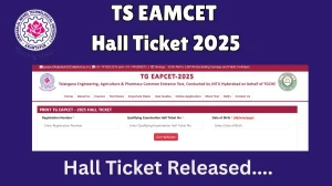 TS EAMCET Hall Ticket 2025 Out Download Online @ eapcet.tsche.ac.in Check TS EAMCET Date
