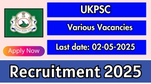 UKPSC Recruitment 2025 - Apply Offline Coordinator, Assistant Coordinator Posts