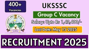 UKSSSC Group C Recruitment 2025 - Apply Online for 416 VDO, ARO, Patwari and Other Posts