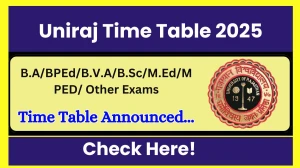 Uniraj Time Table 2025 Announced @ uniraj.ac.in Details Here