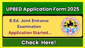 UPBED Application Form 2025 - Check Registration, Dates, Apply Online at bujhansi.ac.in