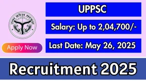 UPPSC Principal Recruitment 2025 - Apply Online for 21 Posts