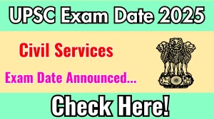 UPSC Civil Services Prelims Exam Date 2025 Announced at upsc.gov.in Exam details here UPSC Civil Services Prelims Exam Date 2025 Announced at upsc.gov.in Exam details here