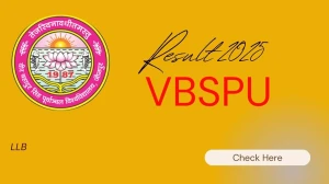 VBSPU Result 2025 Released at vbspu.ac.in Direct Link to Download 3rd Semester Result VBSPU Result 2025 Released at vbspu.ac.in Direct Link to Download 3rd Semester Result
