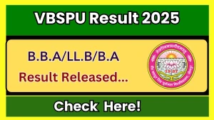 VBSPU Result 2025 Released at vbspuresult.org.in Direct Link to Download 1st, 5th Semester Result VBSPU Result 2025 Released at vbspuresult.org.in Direct Link to Download 1st, 5th Semester Result