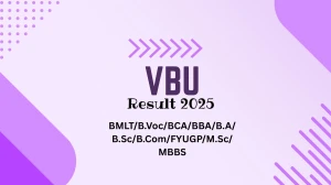 VBU Result 2025 Released at vbu.ac.in Direct Link to Download 1st, 4th Semester Result VBU Result 2025 Released at vbu.ac.in Direct Link to Download 1st, 4th Semester Result