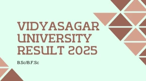 Vidyasagar University Result 2025 Released at vidyasagar.ac.in Direct Link to Download 2nd Semester Result Vidyasagar University Result 2025 Released at vidyasagar.ac.in Direct Link to Download 2nd Semester Result