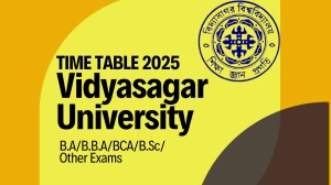 Vidyasagar University Time Table 2025 Announced @ vidyasagar.ac.in Details Here Vidyasagar University Time Table 2025 Announced @ vidyasagar.ac.in Details Here