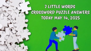 7 Little Words Crossword Puzzle Answers Today May 14 2025