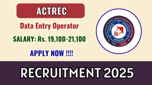 ACTREC Data Entry Operator Recruitment 2025 – Walk in ACTREC Data Entry Operator Recruitment 2025 – Walk in