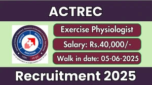 ACTREC Exercise Physiologist Recruitment 2025 – Walk in