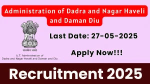 Administration of Dadra and Nagar Haveli and Daman Diu Recruitment 2025 - Apply Offline for 02 Work Education Teacher, Librarian Posts