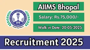 AIIMS Bhopal Medical Physicist Recruitment 2025 – Walk in
