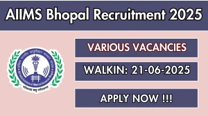 AIIMS Bhopal Recruitment 2025 – Walk in for 02 Health Economist, Administrative Officer Posts AIIMS Bhopal Recruitment 2025 – Walk in for 02 Health Economist, Administrative Officer Posts