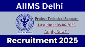AIIMS Delhi Project Technical Support III Recruitment 2025 - Apply Offline