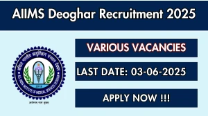 AIIMS Deoghar Recruitment 2025 - Apply Offline for 09 DEO, Project Nurse and More Posts AIIMS Deoghar Recruitment 2025 - Apply Offline for 09 DEO, Project Nurse and More Posts
