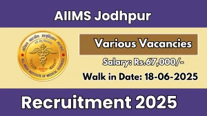 AIIMS Jodhpur Data Entry Operator Recruitment 2025 – Walk in AIIMS Jodhpur Data Entry Operator Recruitment 2025 – Walk in