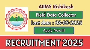 AIIMS Rishikesh Field Data Collector Recruitment 2025 - Apply Offline
