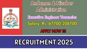 AN Administration Executive Engineer Recruitment 2025 - Apply Offline for 03 Posts