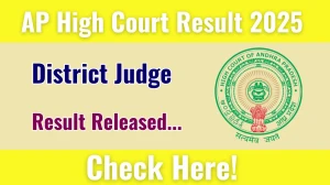 AP High Court District Judge Result 2025 Out at aphc.gov.in, Direct Link to Download Result PDF Here AP High Court District Judge Result 2025 Out at aphc.gov.in, Direct Link to Download Result PDF Here
