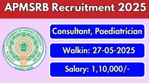 APMSRB Recruitment 2025 – Walk in for 53 Consultant, Paediatrician Posts
