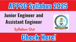 APPSC Junior Engineer and Assistant Engineer Syllabus 2025 Out Direct Link to Download Syllabus PDF here