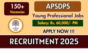 APSDPS Young Professional Recruitment 2025 - Apply Online for 175 Posts APSDPS Young Professional Recruitment 2025 - Apply Online for 175 Posts