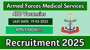 Armed Forces Medical Services Medical Officers Recruitment 2025 - Apply Online for 400 Posts Armed Forces Medical Services Medical Officers Recruitment 2025 - Apply Online for 400 Posts