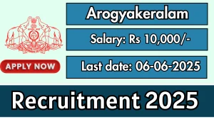 Arogyakeralam Trainee Staff Recruitment 2025 - Apply Online