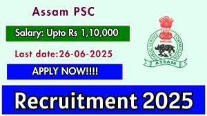 Assam PSC Functional Manager/ Project Manager/ Deputy Director Recruitment 2025 - Apply Online for 11 Posts