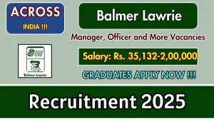 Balmer Lawrie Recruitment 2025 - Apply Online for 37 Manager, Officer and More Posts Balmer Lawrie Recruitment 2025 - Apply Online for 37 Manager, Officer and More Posts