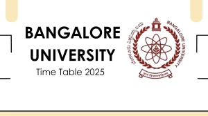 Bangalore University Time Table 2025 Announced @ bangaloreuniversity.karnataka.gov.in Details Here