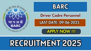 BARC Driver Cadre Personnel Recruitment 2025 - Apply Offline for 43 Posts BARC Driver Cadre Personnel Recruitment 2025 - Apply Offline for 43 Posts