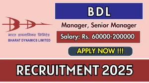 BDL Recruitment 2025 - Apply Offline for 05 Manager, Senior Manager Posts