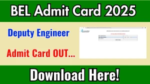 BEL Deputy Engineer Admit Card 2025 OUT Download Link bel-india.in BEL Deputy Engineer Admit Card 2025 OUT Download Link bel-india.in