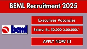 BEML Executives Recruitment 2025 - Apply Online for 06 Posts Before May 14 BEML Executives Recruitment 2025 - Apply Online for 06 Posts Before May 14