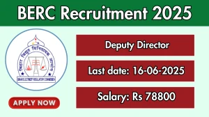 BERC Deputy Director Recruitment 2025 - Apply Offline