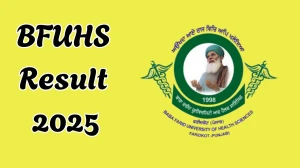 BFUHS Result 2025 Out at bfuhs.ac.in Direct Link to Download UG Course Result