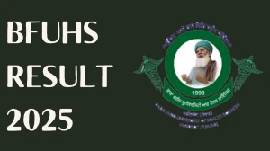 BFUHS Result 2025 Released at bfuhs.ac.in Direct Link to Download 3rd Prof Part-II Result