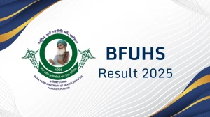 BFUHS Result 2025 Released at bfuhs.ac.in Direct Link to Download 4th, 6th Sem Result