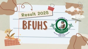 BFUHS Result 2025 Released at bfuhs.ac.in Direct Link to Download 4th, 6th Semester Result