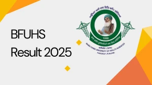 BFUHS Result 2025 Released at bfuhs.ac.in Direct Link to Download UG Course Result BFUHS Result 2025 Released at bfuhs.ac.in Direct Link to Download UG Course Result