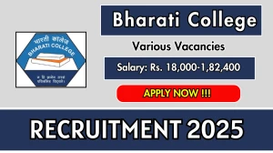 Bharati College Recruitment 2025 - Apply Online for 06 Junior Assistant, Librarian, More Posts Before May 23 Bharati College Recruitment 2025 - Apply Online for 06 Junior Assistant, Librarian, More Posts Before May 23