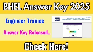 BHEL Engineer Trainee Answer Key 2025 Out bhel.com Download Engineer Trainee Answer Key Here BHEL Engineer Trainee Answer Key 2025 Out bhel.com Download Engineer Trainee Answer Key Here