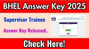 BHEL Supervisor Trainee Answer Key 2025 Out bhel.com Download Supervisor Trainee Answer Key Here BHEL Supervisor Trainee Answer Key 2025 Out bhel.com Download Supervisor Trainee Answer Key Here