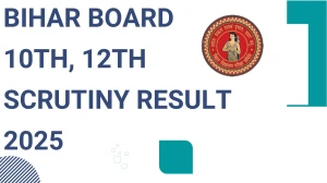Bihar Board 10th, 12th Scrutiny Result 2025 Out at matric.bsebscrutiny.com How to check Results Here